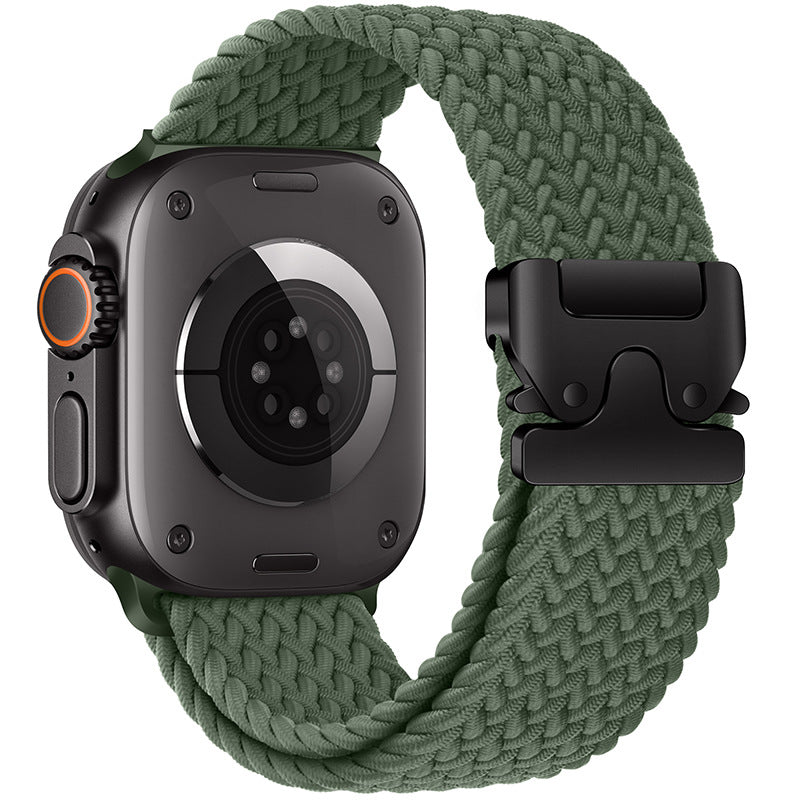 Aeron stræk nylonrem med faldskærmsspænde til alle Apple Watch-serier | Lersk