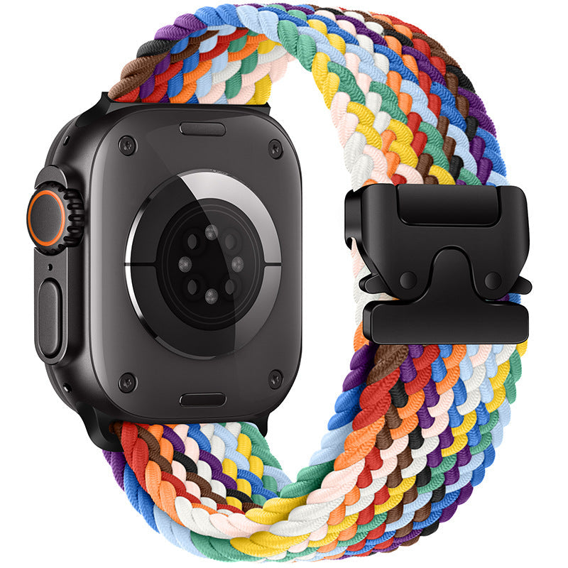Aeron stræk nylonrem med faldskærmsspænde til alle Apple Watch-serier | Lersk