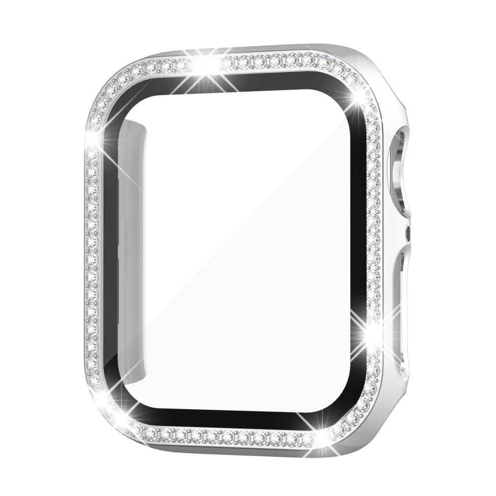 GlimmerGuard Rhinestone hærdet glascover til Apple Watch | Lersk