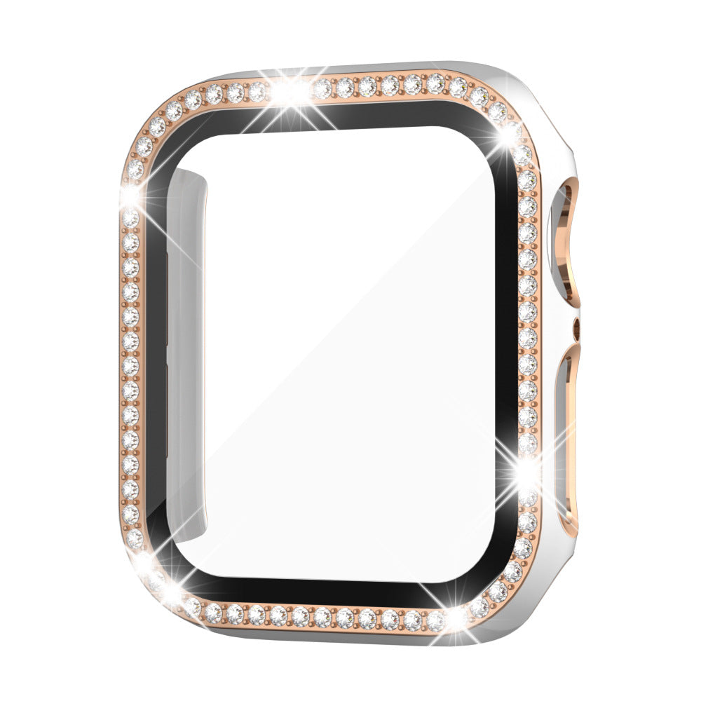 GlimmerGuard Rhinestone hærdet glascover til Apple Watch | Lersk