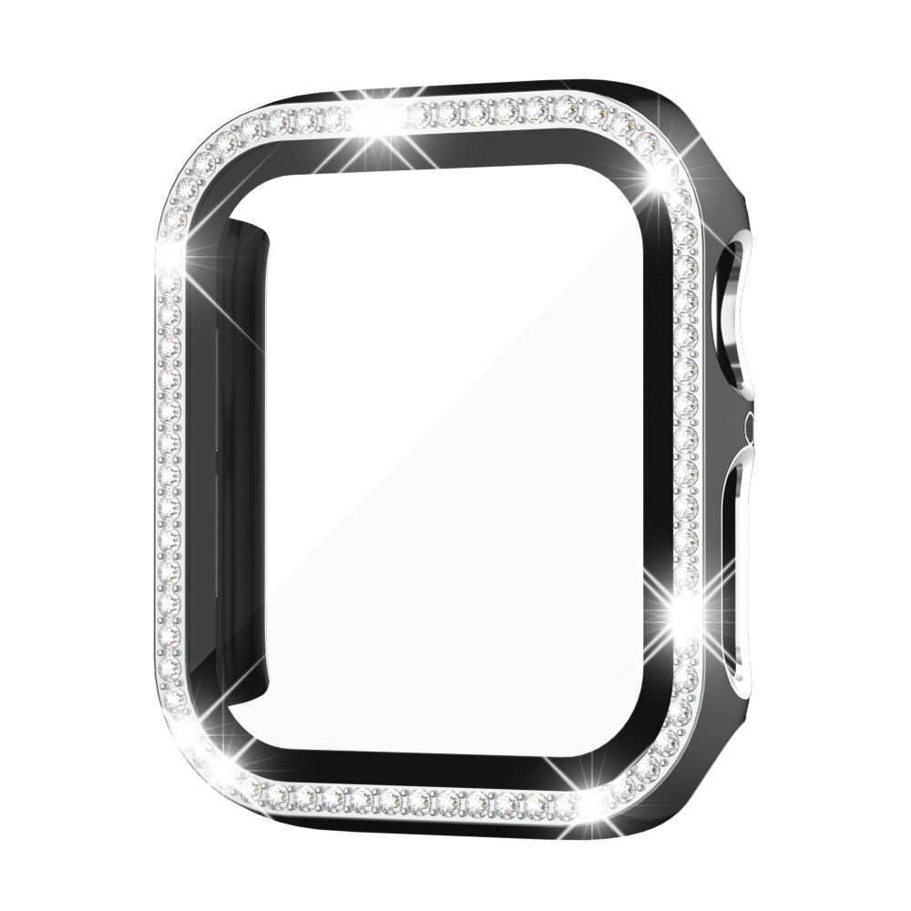 GlimmerGuard Rhinestone hærdet glascover til Apple Watch | Lersk