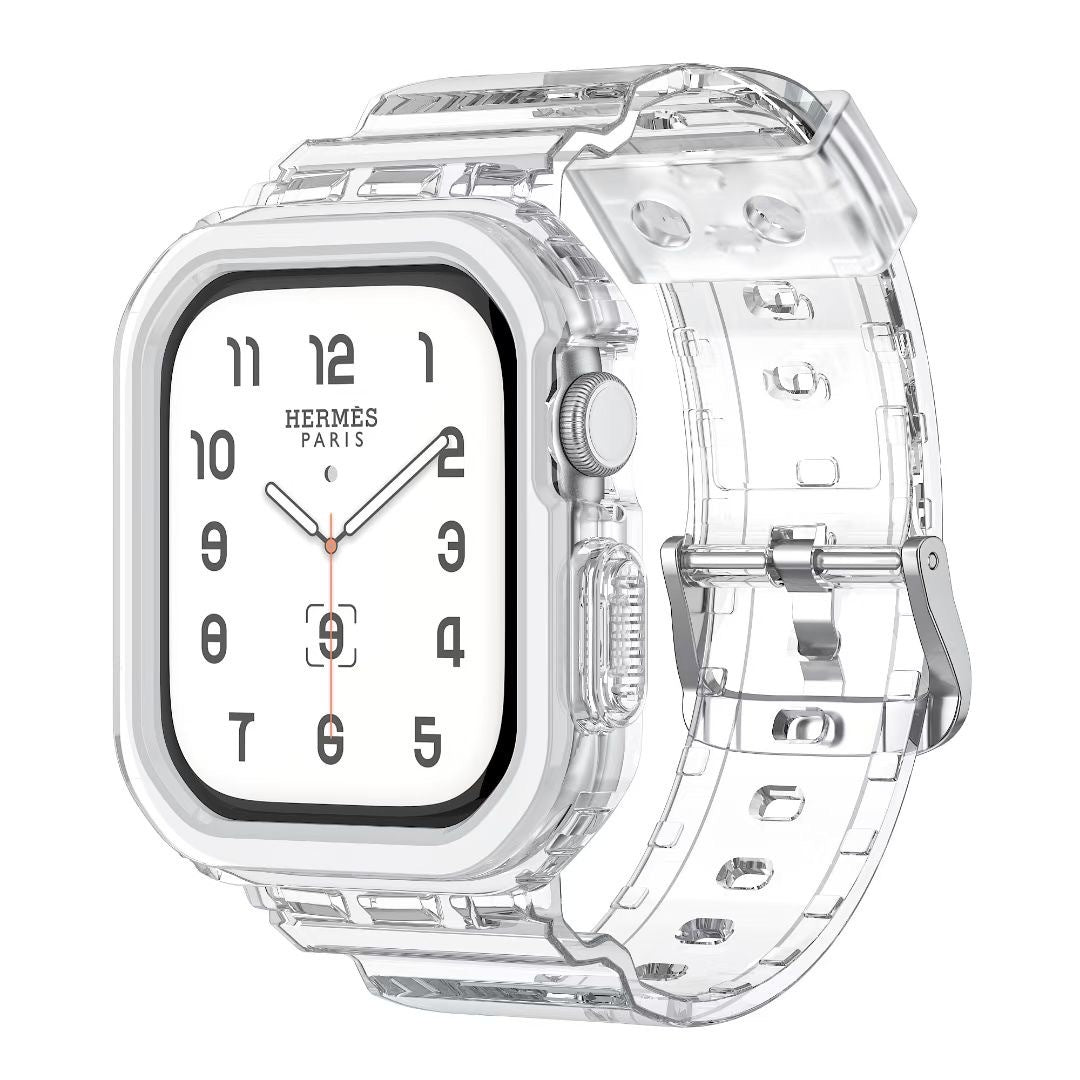 Clear TPU Band For Apple Watch Series 10 | Lersk