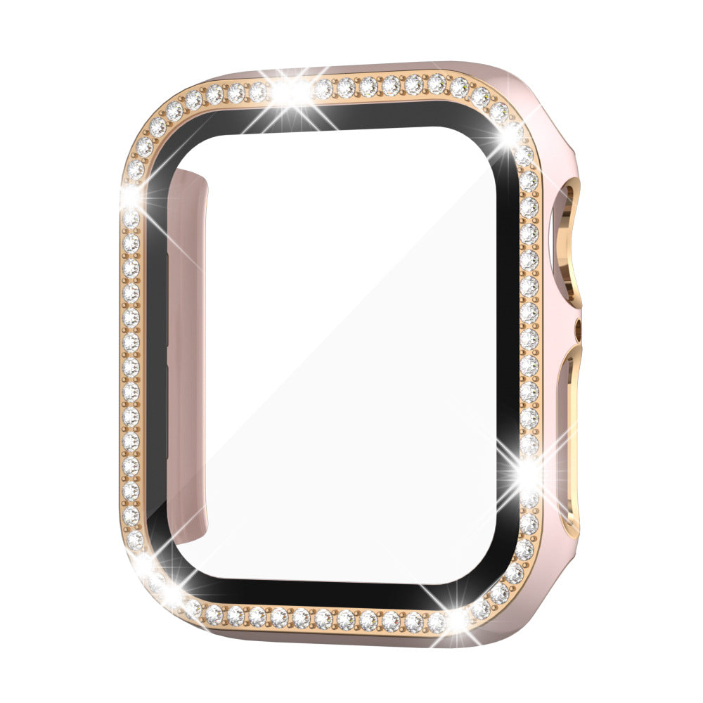GlimmerGuard Rhinestone hærdet glascover til Apple Watch | Lersk