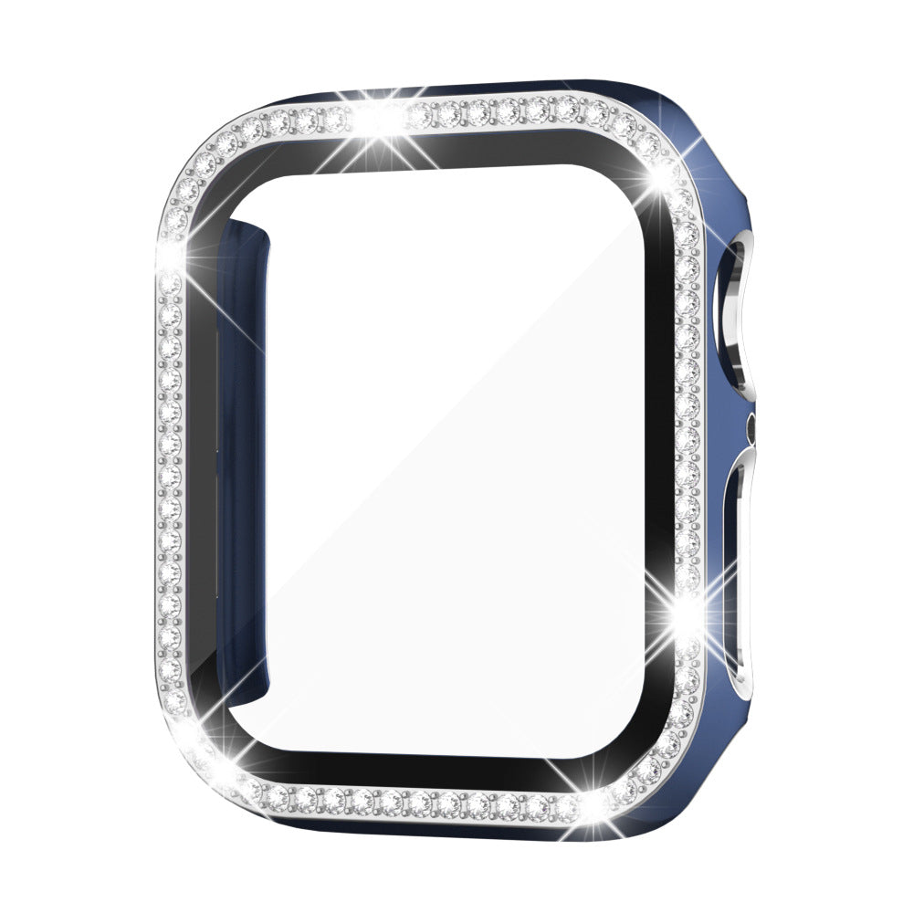 GlimmerGuard Rhinestone hærdet glascover til Apple Watch | Lersk