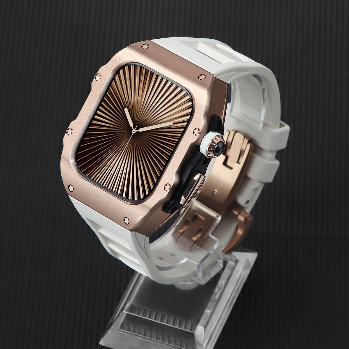 LuminaGuard Electroplated Fluoroelastomer Band for Apple Watch