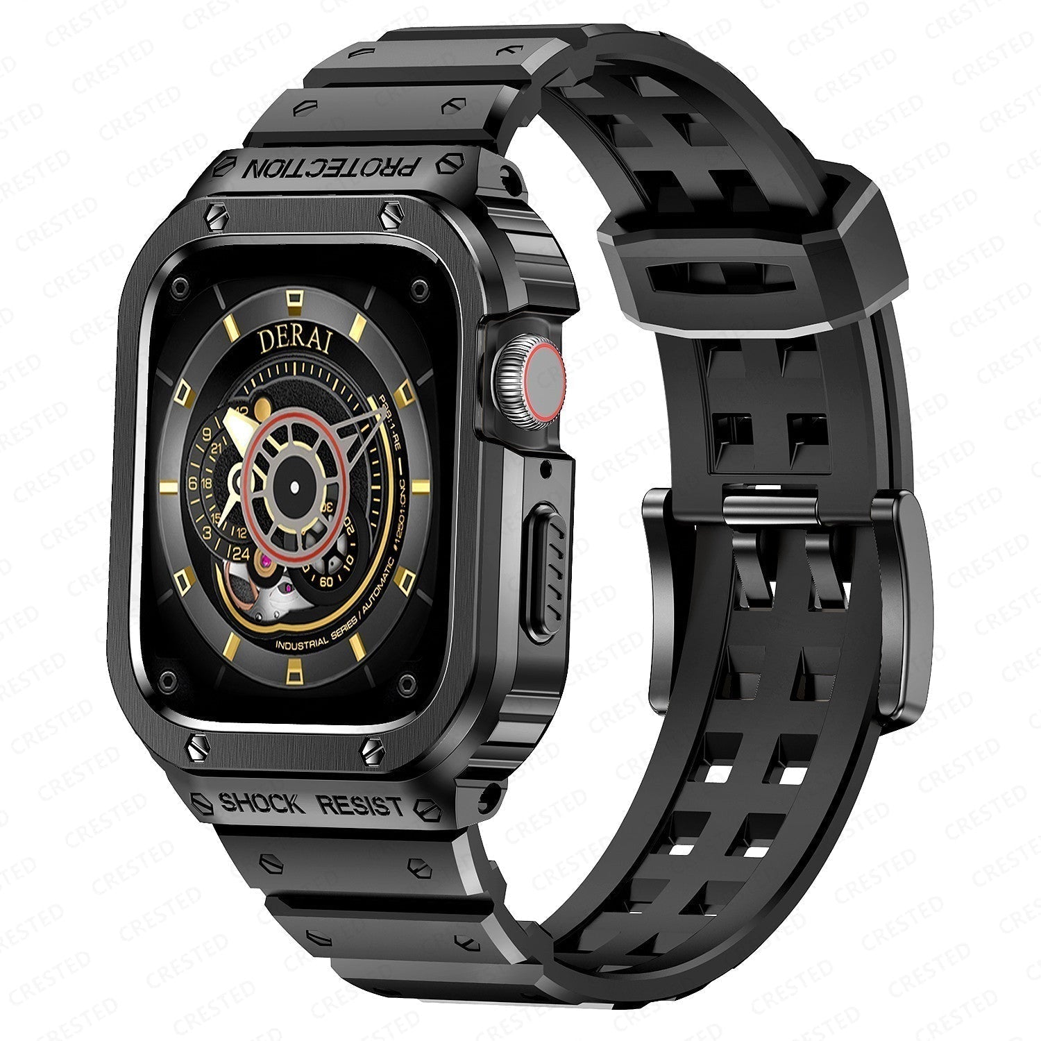 Kirrea Silicone Watch Strap With Stainless Steel Case For Apple Watch | Lersk