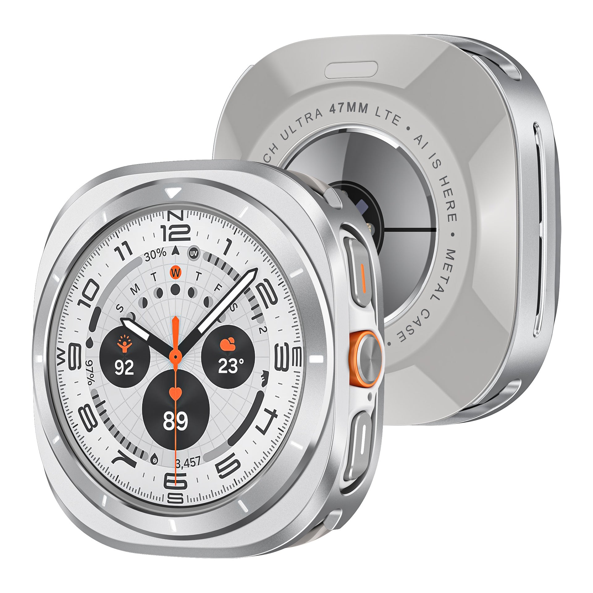 VeroShield 360° メタルフルエッジ 傷防止保護カバー Samsung Galaxy Watch Ultra用 | Lersk