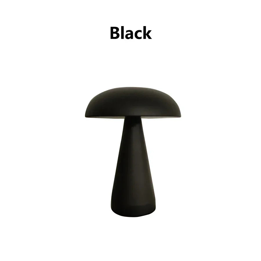 Mushroom LED Desk Lamp Rechargeable With Touch Sensor Home | Lersk