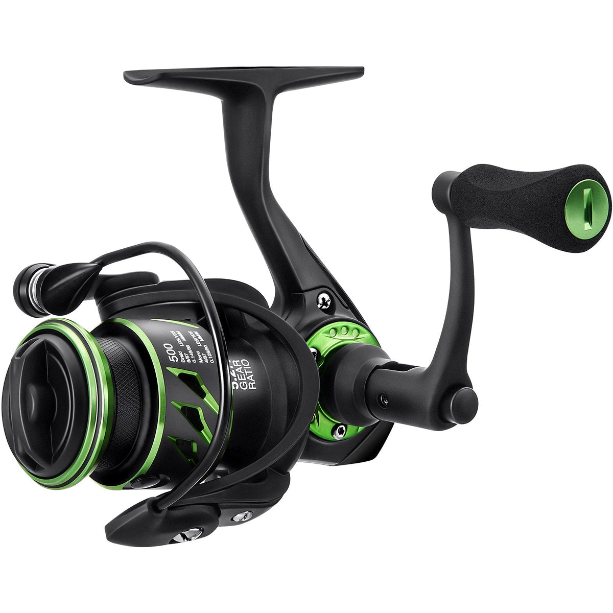 Piscifun Viper X Ice Fishing Reel, Gear Ratio 5.2:1 High Speed Spinning Fishing Reel Size 500 1000