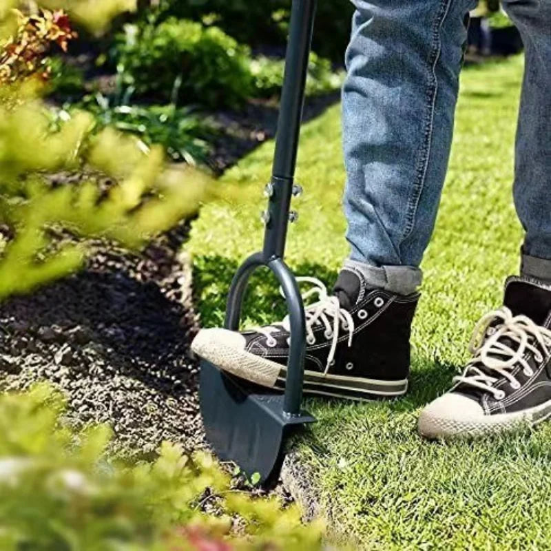 محدد حواف العشب EdgeMaster بتصميم نصف دائري وحافة متموجة لحواف وأحواض عشب نظيفة | Lersk