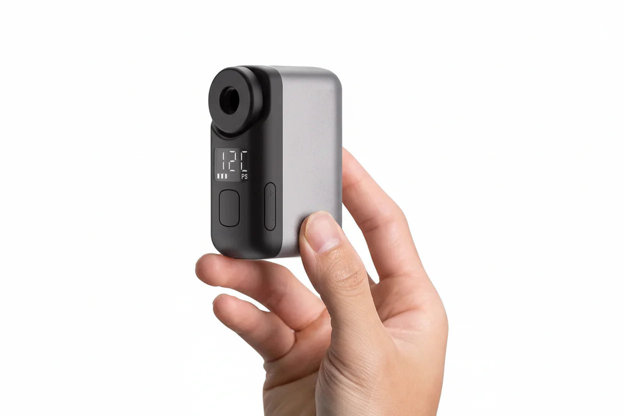 Mini Portable Electric Bike Pump with Digital Screen 120PSI and Fast Charging for Road Tires | Lersk