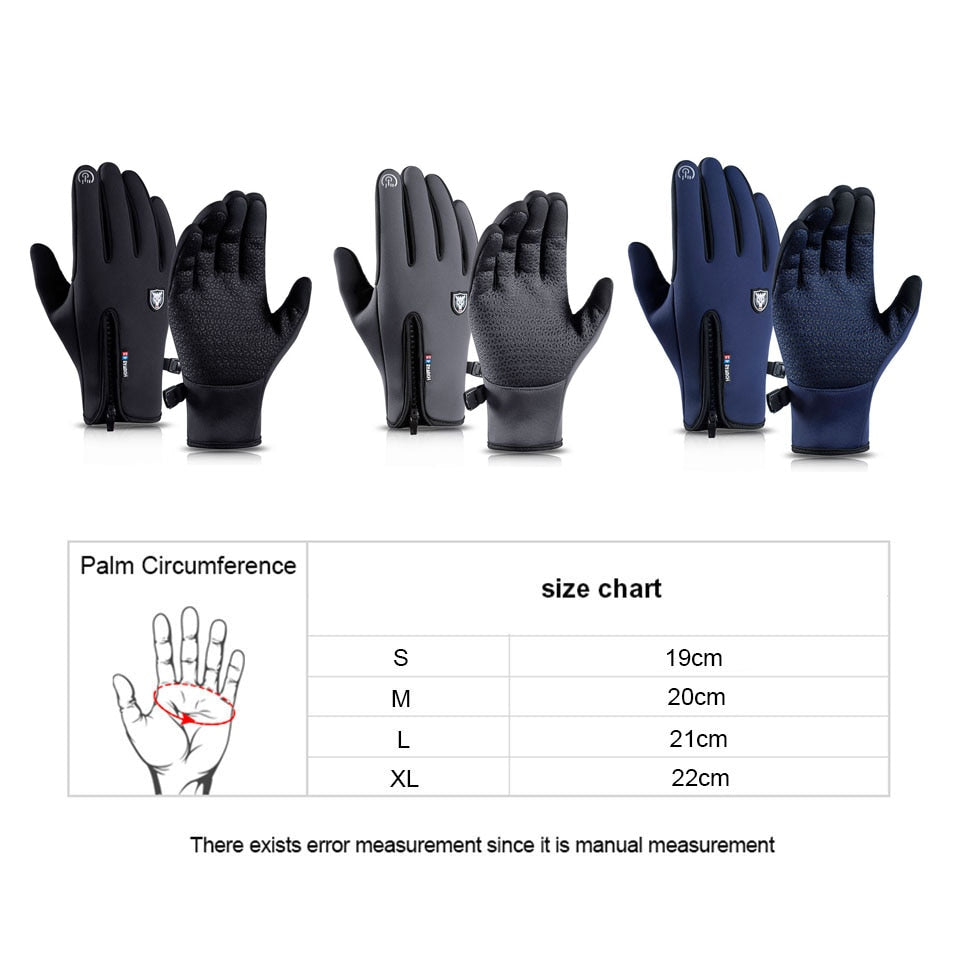 Winter Waterproof Thermal Touchscreen Gloves For Cold Weather Snow And Outdoor Activities | Lersk