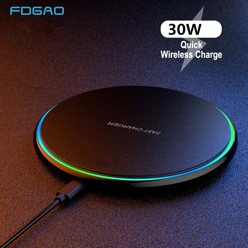 30W Schnelllade-Pad Premium USB-C MagSafe-Ladegerät für Apple iPhone, Samsung und Android | Lersk