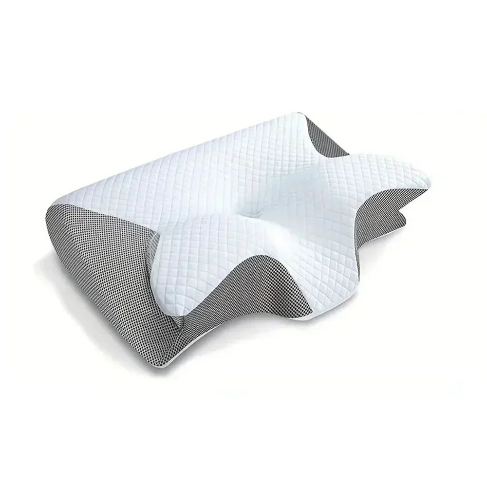 SomniEase Ergonomic 2-in-1 Memory Foam Cervical Pillow | Lersk