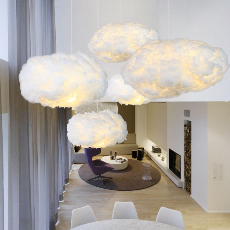 Cloud-Beleuchtung Diffusiertes Warmes Leuchten Lampe für Gemütliche Zuhause | Lersk