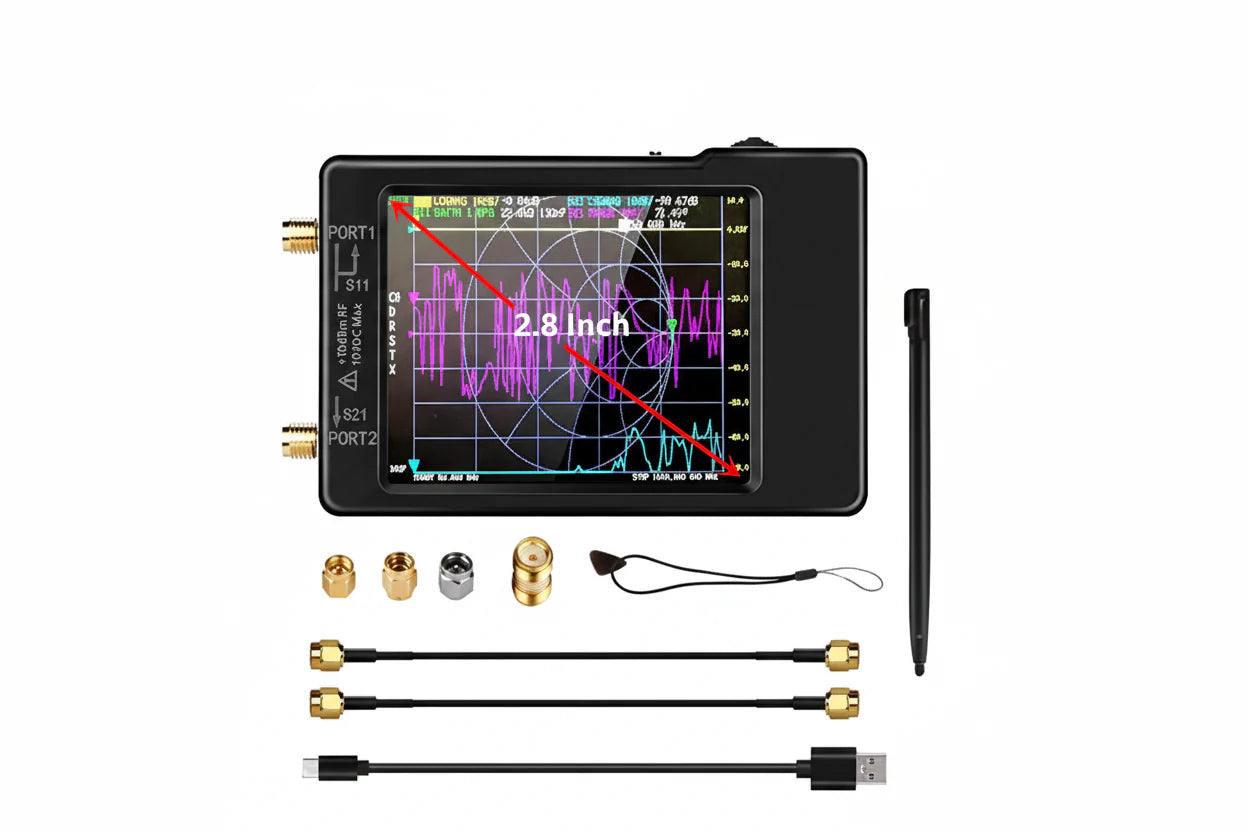 Analizador de Redes Vectoriales Profesional – Probador de Precisión de Antenas y RF de 1.5GHz | Lersk