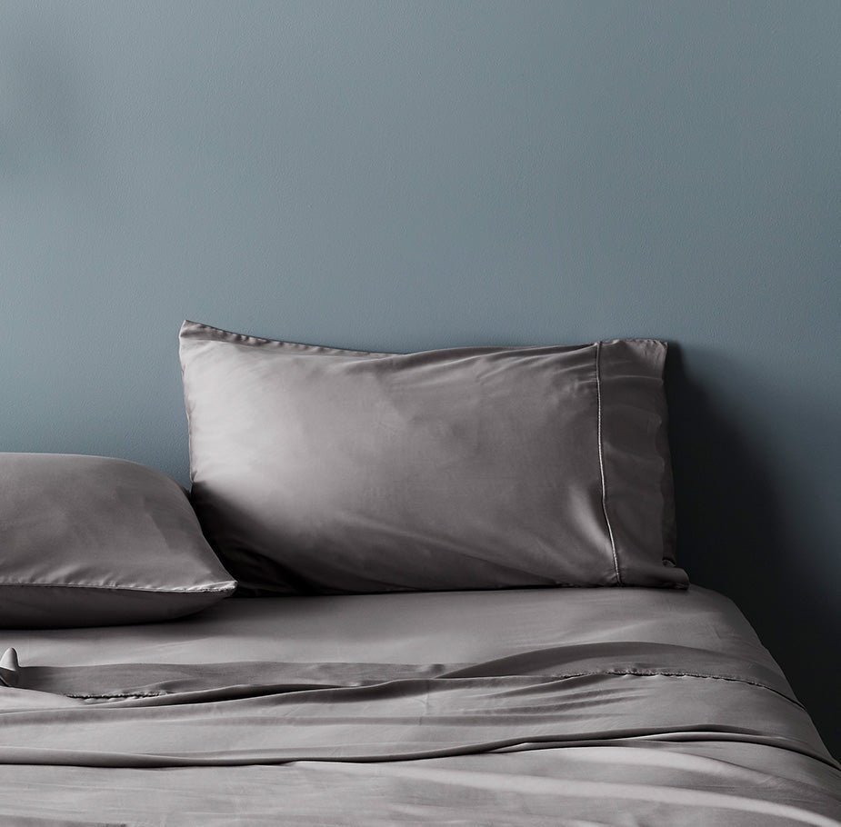 LumiSateen Fitted Sheet med Trækul til Frisk Søvn | Lersk