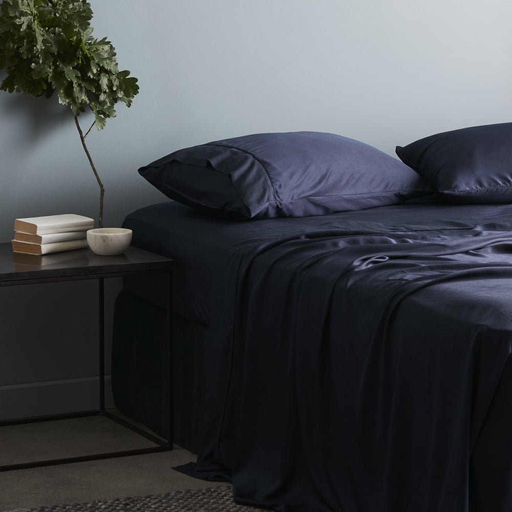 LumiSateen Fitted Sheet med Trækul til Frisk Søvn | Lersk