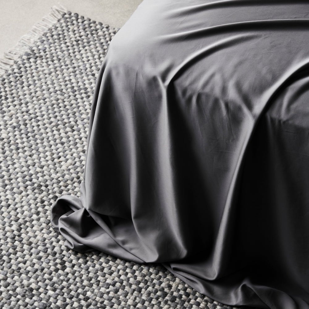 LumiSateen Fitted Sheet med Trækul til Frisk Søvn | Lersk