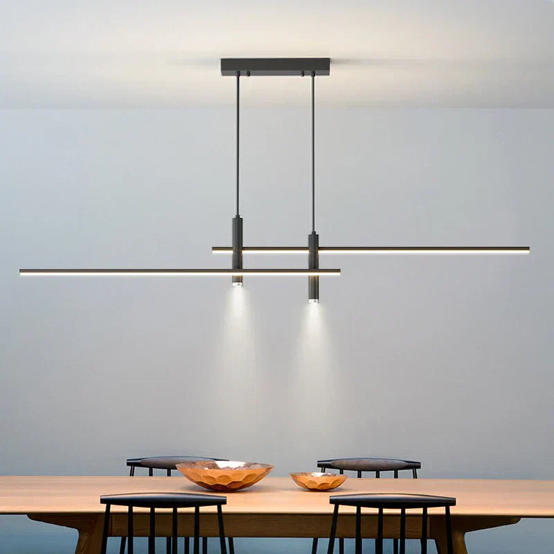 Lampada a sospensione LED moderna nordica con luce calda per ambiente, ideale per sala da pranzo e bar | Lersk