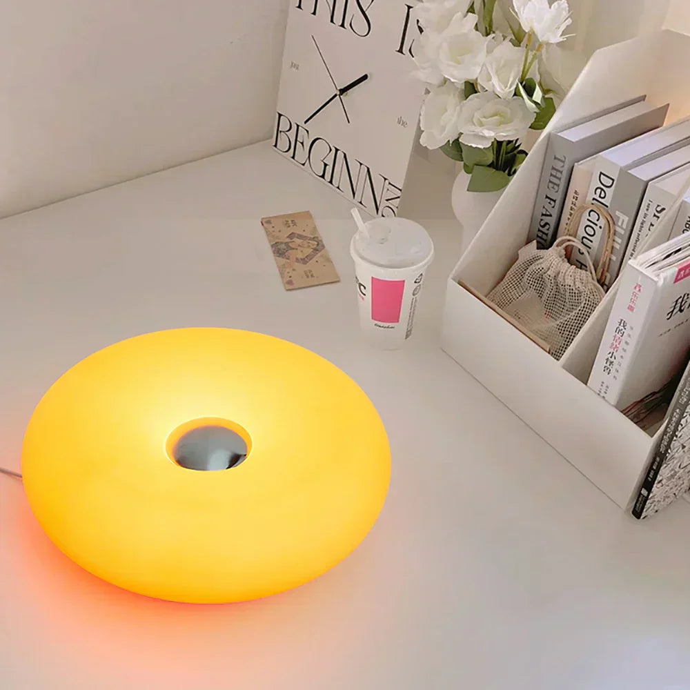 AuraGlow USB RGB skrivebordslampe med berøringsdæmpning og sengelampe | Lersk