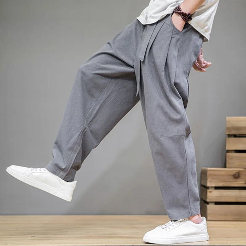 Breathable Linen Trousers for Men | Lersk