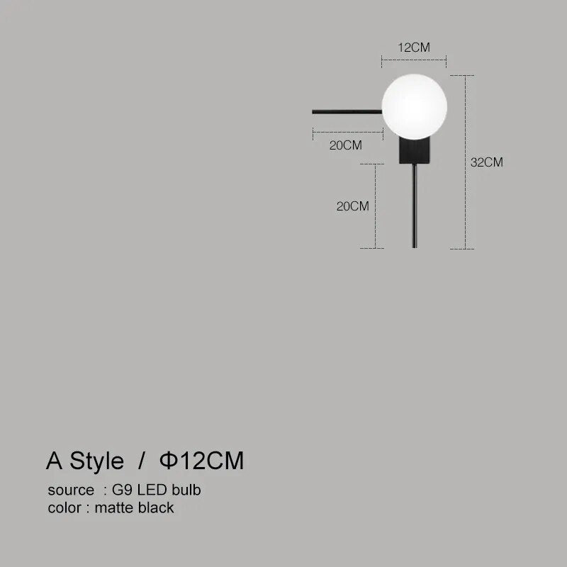 NovaShire Lumen Metal Modern Wall Lights LED Fixture | Lersk