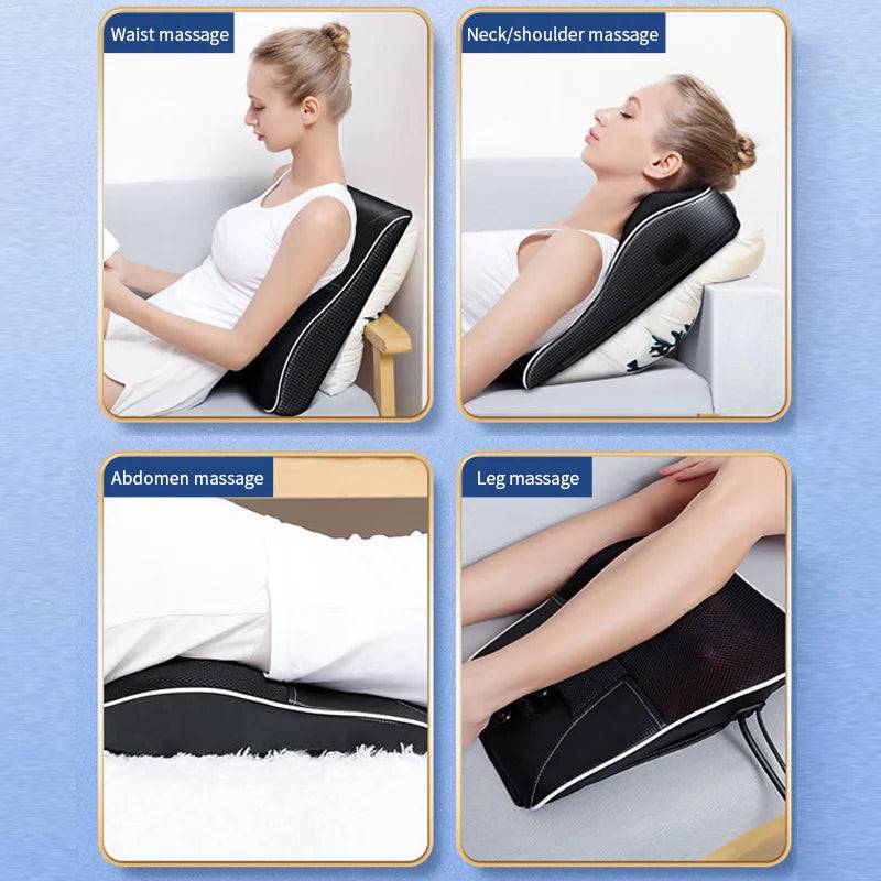 Nacken- und Körpermassagekissen Pro für den Heimgebrauch und Komfort | Lersk