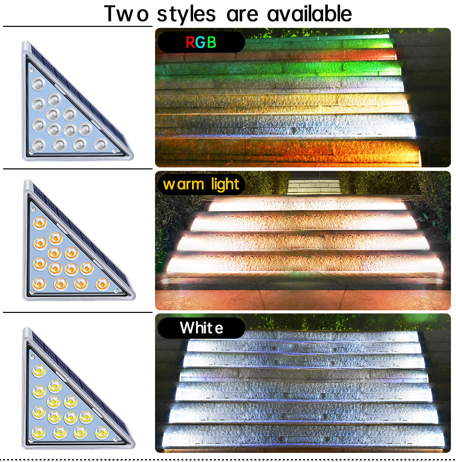 Aurelume Solar Step Lights Waterproof Outdoor Pathway LEDs | Lersk