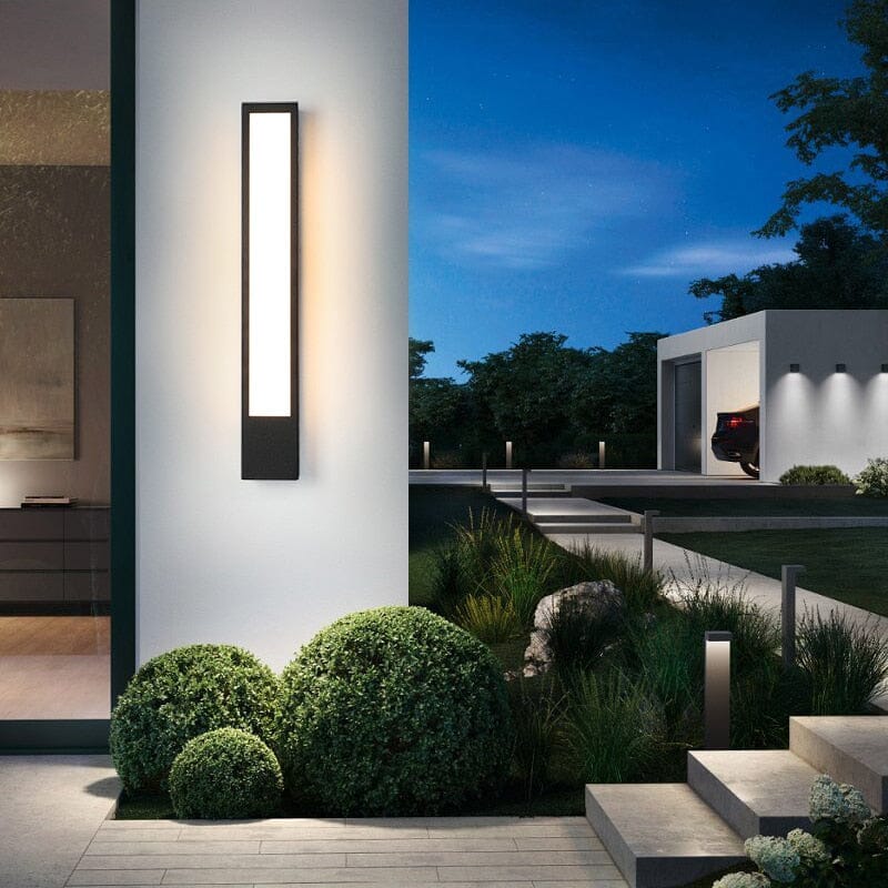 Solara zewnętrzna lampa ścienna LED | Lersk