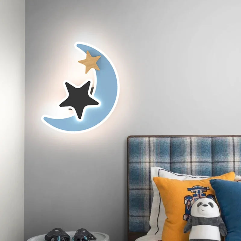 Dětské LED nástěnné světlo Rocket | Lersk