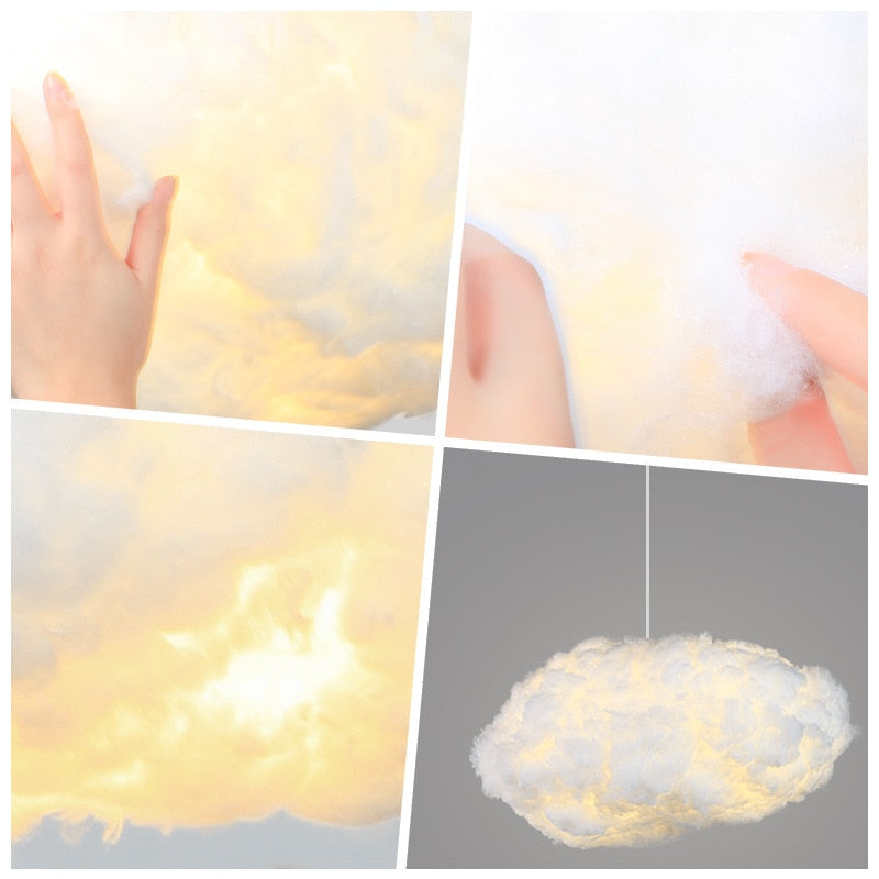 Cloud-Beleuchtung Diffusiertes Warmes Leuchten Lampe für Gemütliche Zuhause | Lersk
