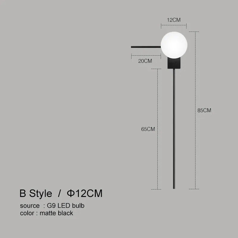 NovaShire Lumen Metal Modern Wall Lights LED Fixture | Lersk