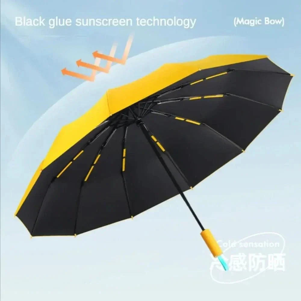 מטריית כיס חסינת רוח ומים WeatherGuard לשימוש יומיומי בכל מזג אוויר | Lersk