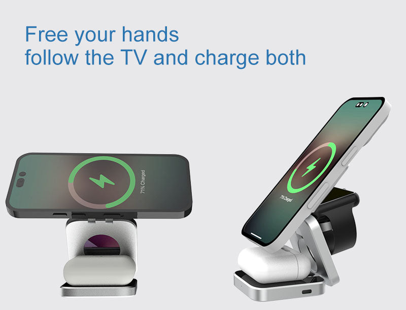 NovaCharge 3 v 1 magnetická nabíječka pro iPhone, AirPods, hodinky | Lersk