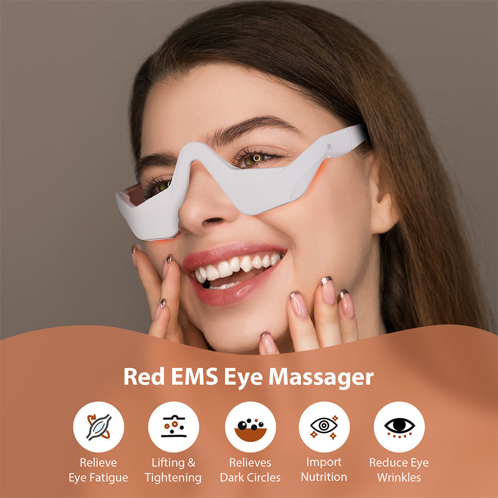Appareil de massage par lumière rouge pour les yeux fatigués, réduit les rides et les poches | Lersk