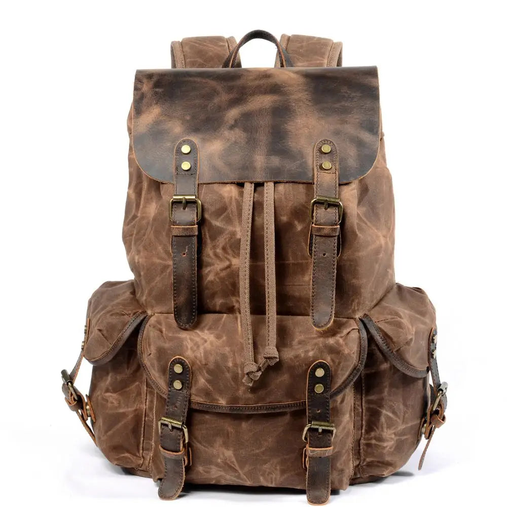 Ridgeway Canvas & Leather Backpack | Lersk