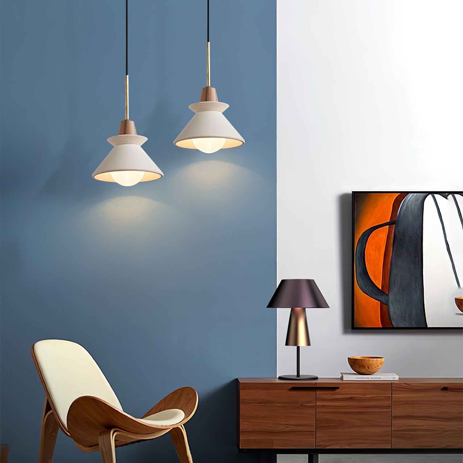 Scandinavian Pendant Lamp for Bedroom | Lersk