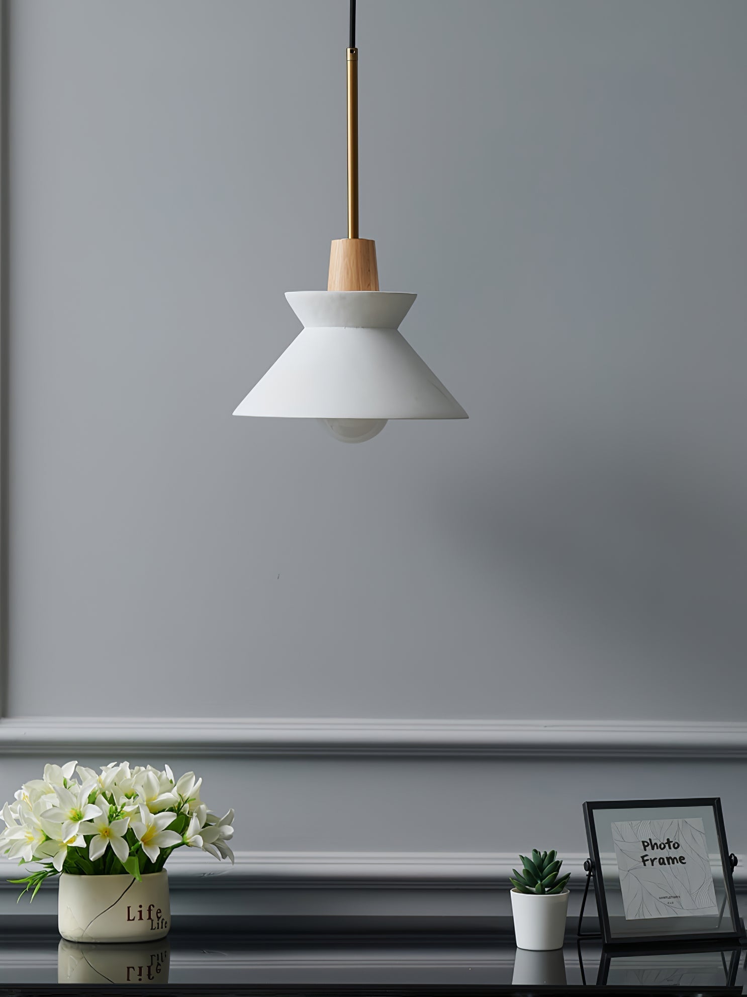 Scandinavian Pendant Lamp for Bedroom | Lersk