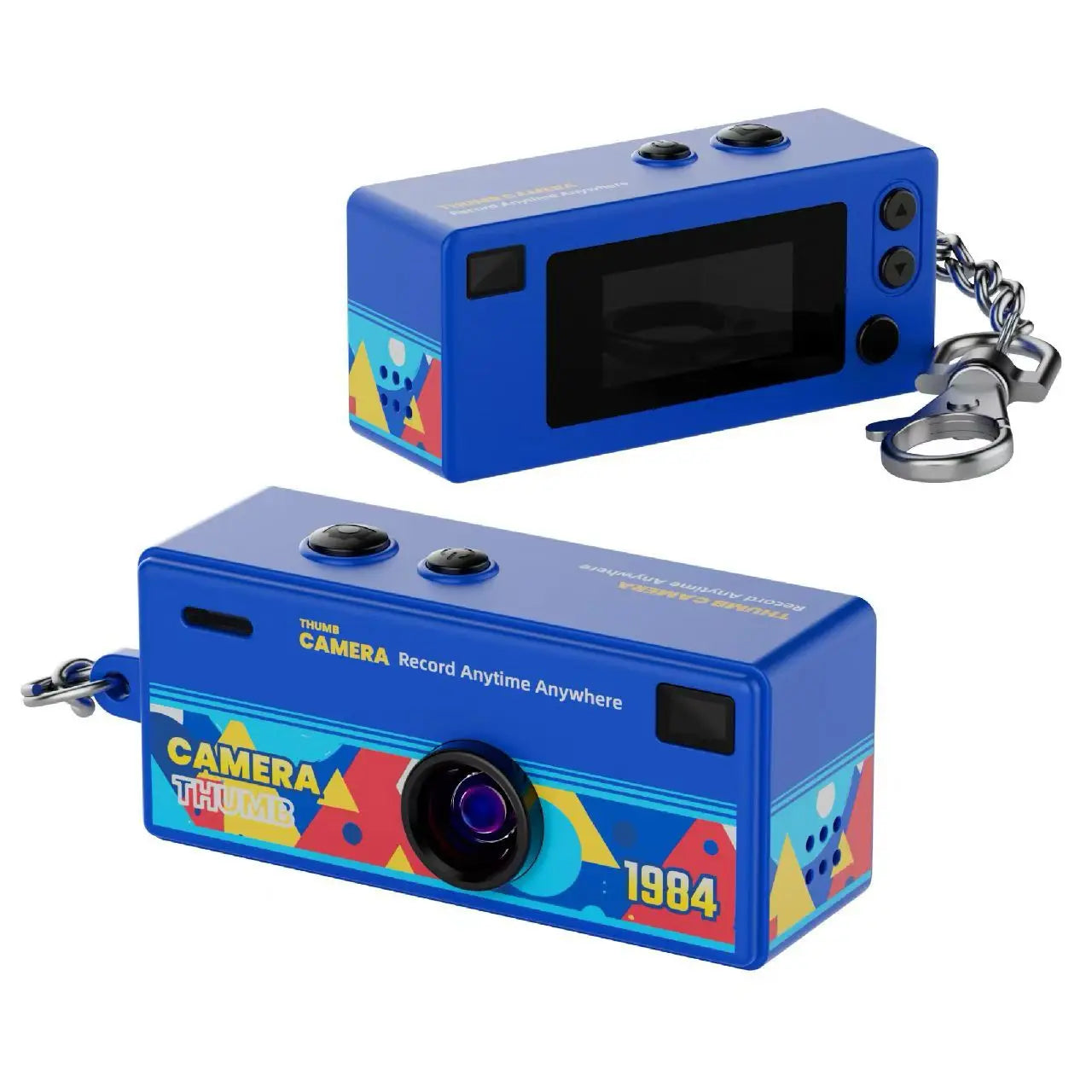 Mini telecamera portachiavi retrò 1080P con sensore CCD, flash e supporto MicroSD fino a 128GB | Lersk