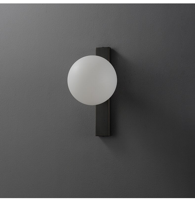 Applique da parete Aure Copper Circ LED per interni nordici | Lersk