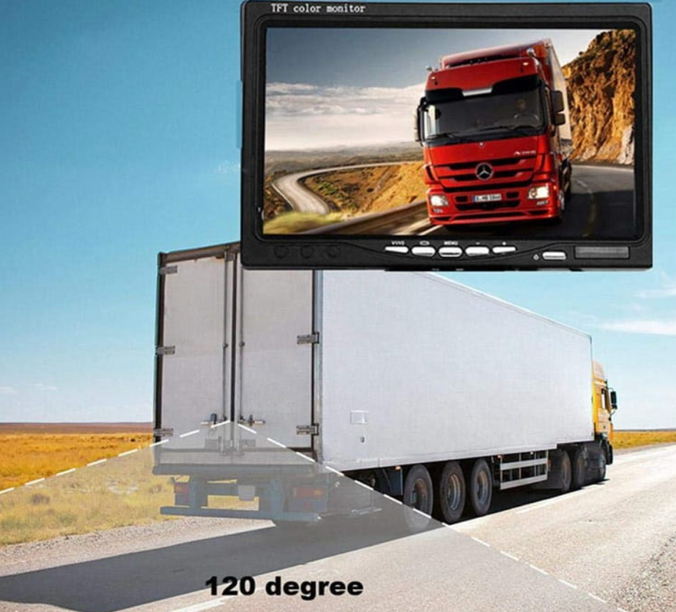 Trailer Truck RV Wireless Backup Camera System With 7-Inch Screen And Wide-Angle View | Lersk