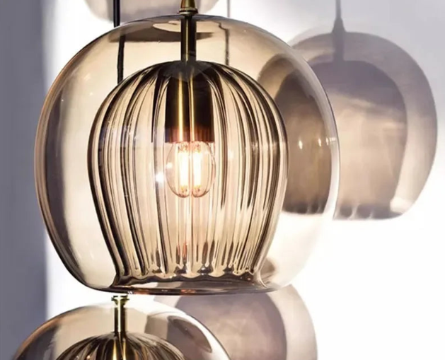 TimberGlow Elegant Modern Glass Pendant Lamp For Home And Office Decor | Lersk