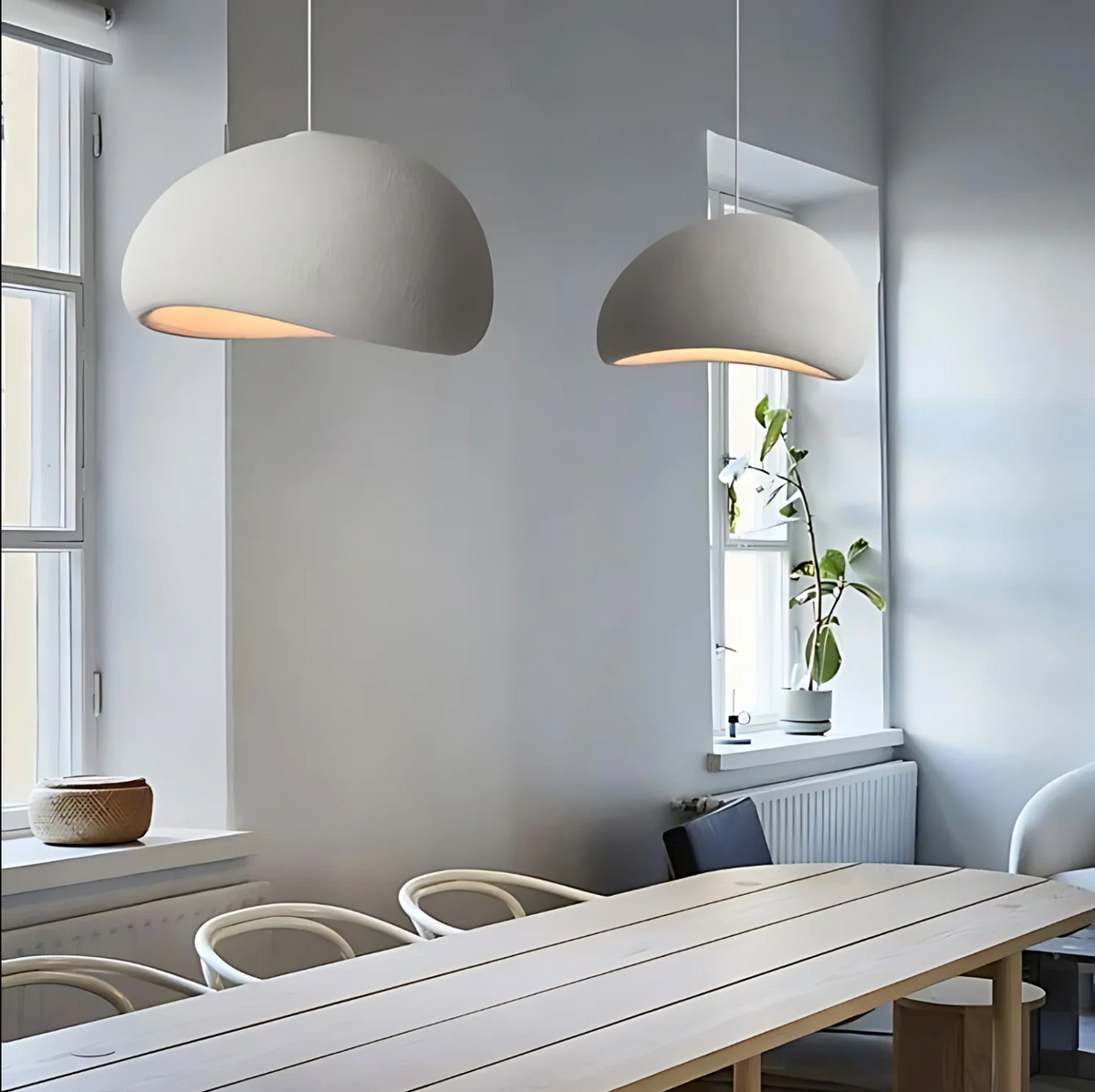 NimbleGlow Wabi Sabi LED Adjustable Pendant Light Fixture