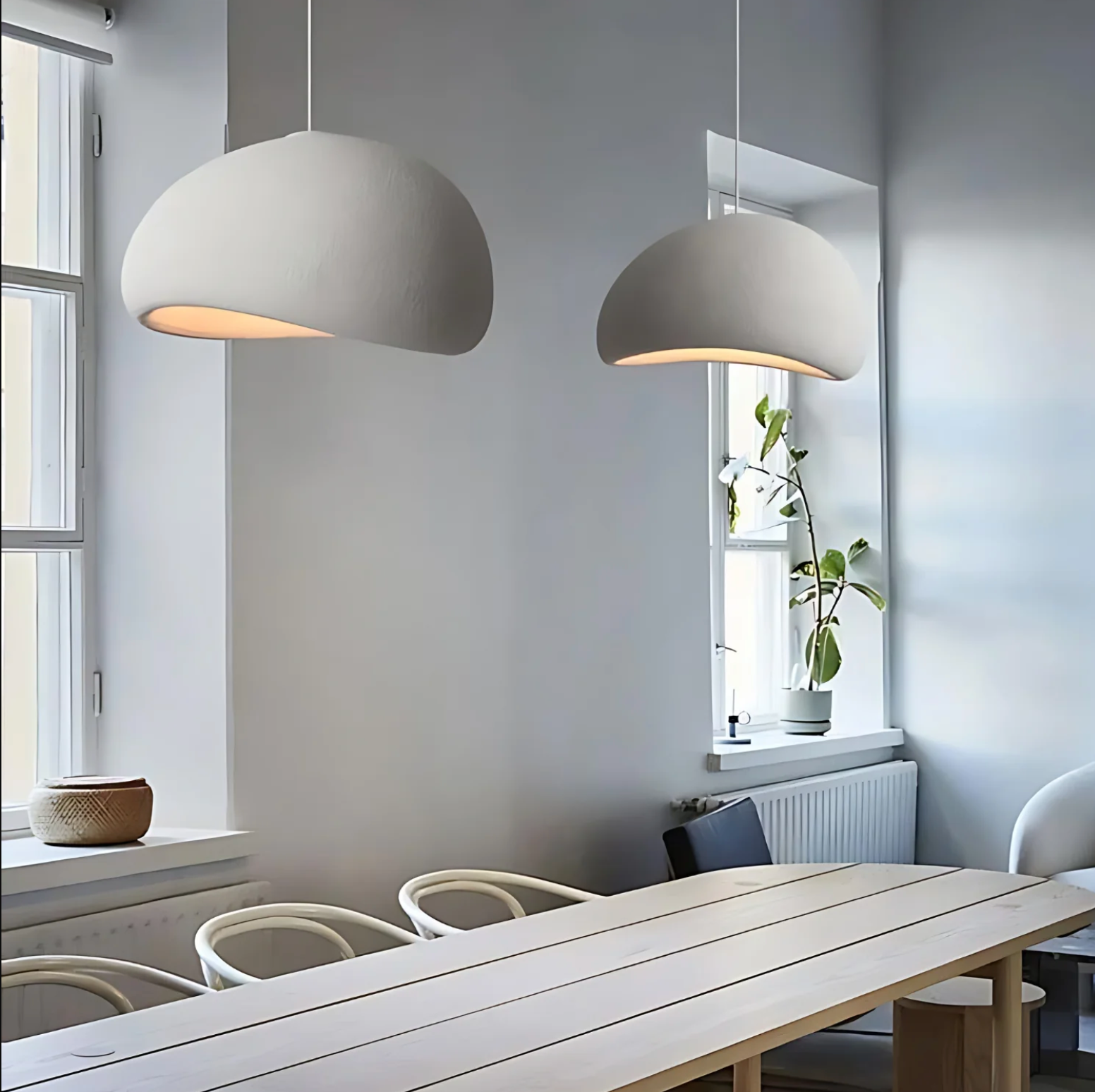NimbleGlow Wabi Sabi LED Adjustable Pendant Light Fixture | Lersk