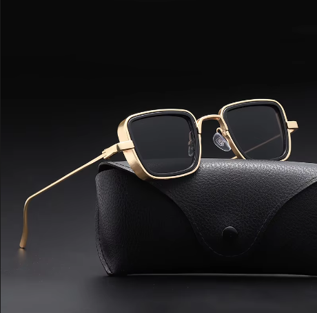 Sluneční brýle Velorum Steampunk s polarizovanými čočkami, kovový rám, čočky 50 mm, nožičky 145 mm | Lersk