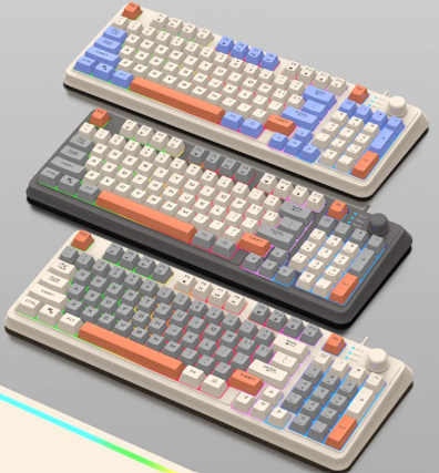 Clavier RGB NexisKey 94 touches avec molette de volume pour PC/ordinateur portable | Lersk