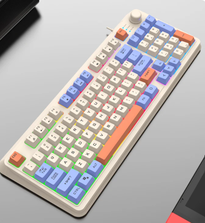 Clavier RGB NexisKey 94 touches avec molette de volume pour PC/ordinateur portable | Lersk
