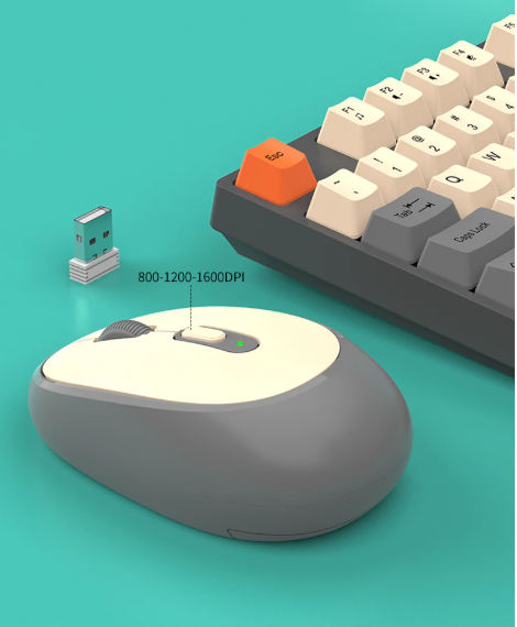AstraKey Trådløst Tastatur og Mus med Nummertastatur USB 2.4GHz | Lersk