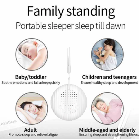 CalmNest Baby Søvnlydmaskine USB Genopladelig | Lersk